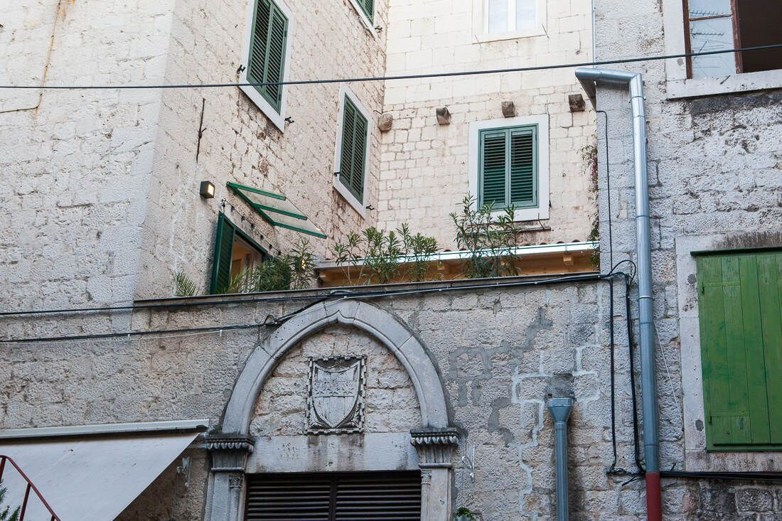 Split rental, Split, Croatia - view up to the terrace